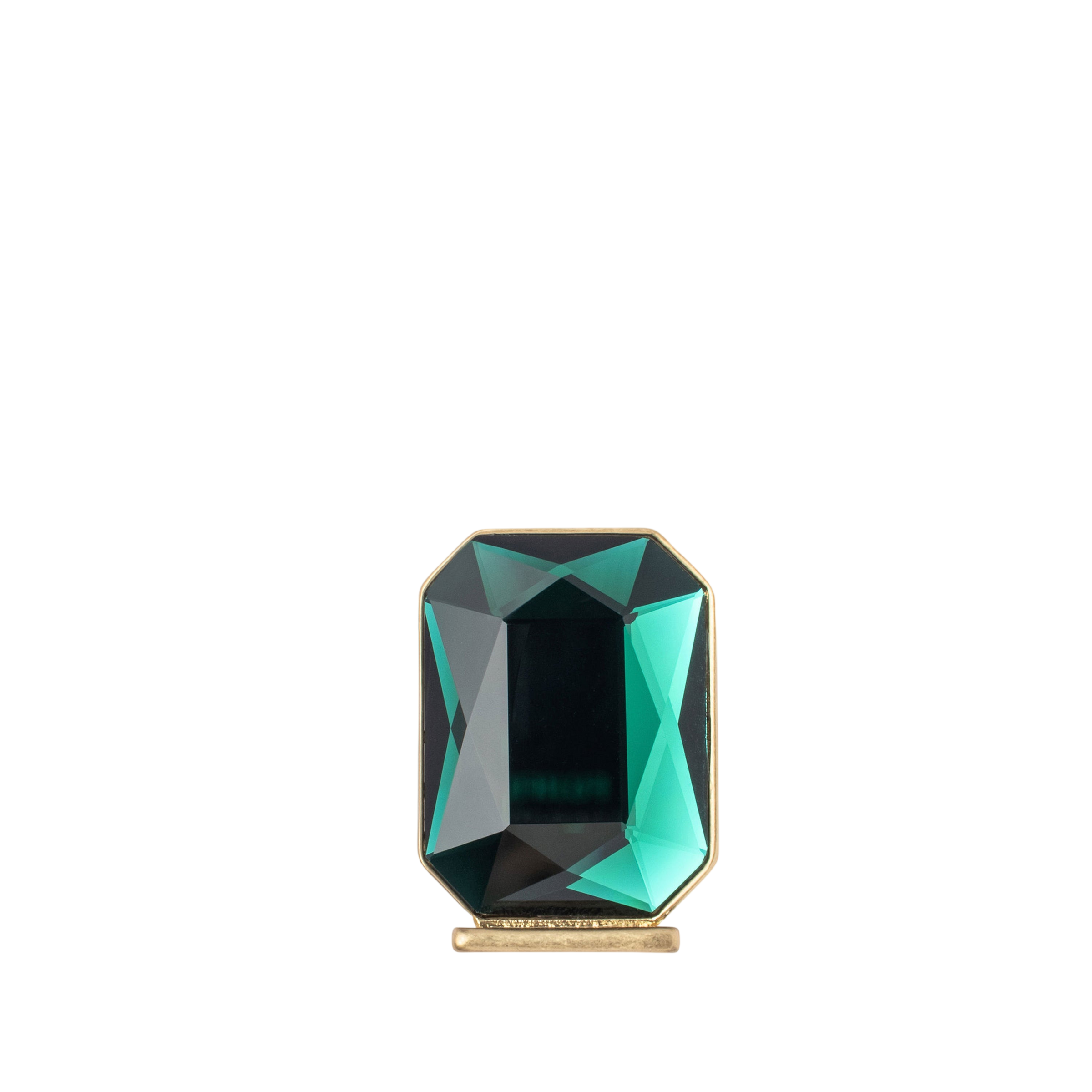 Single Gem Placecard Holder - Emerald (Set of 2)