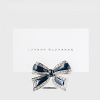 Enamel Bow Placecard Holders - Navy (Set of 4)