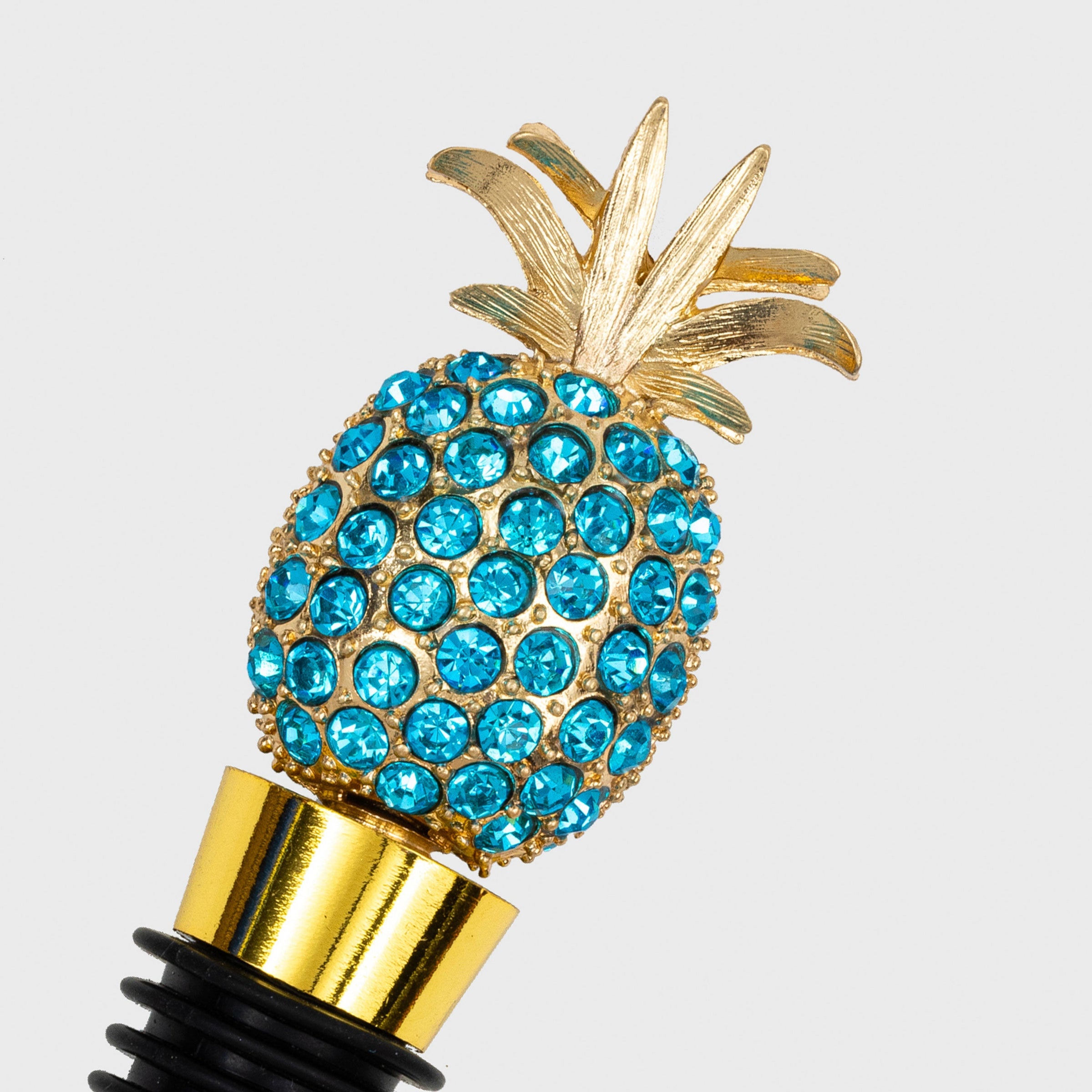 Pineapple Wine Stopper - Turquoise