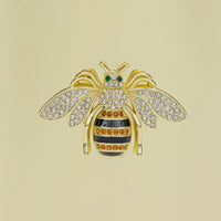 Large Stripey Bee Pot