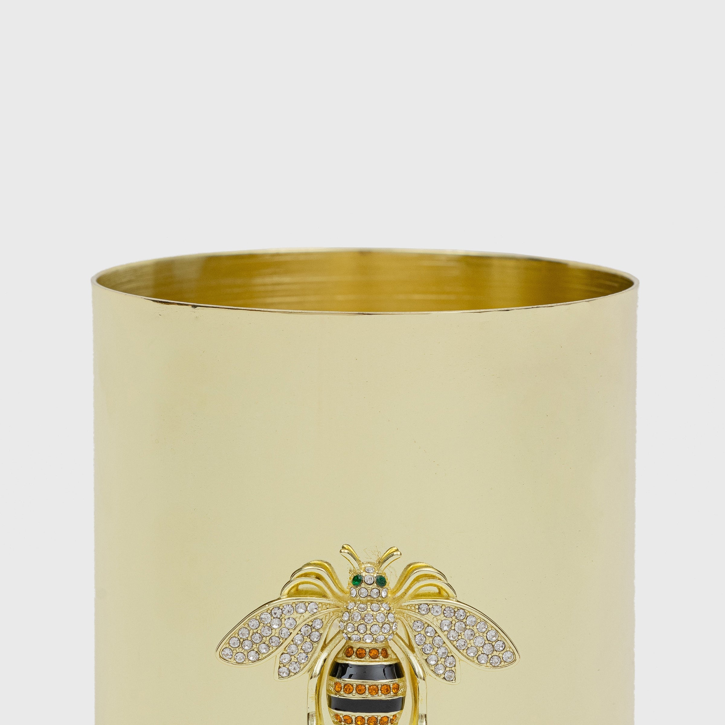 Large Stripey Bee Pot