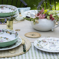 Dot Print Tablecloth - Green