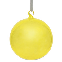 Glass Bubble Balls - Citrine (Set of 3)