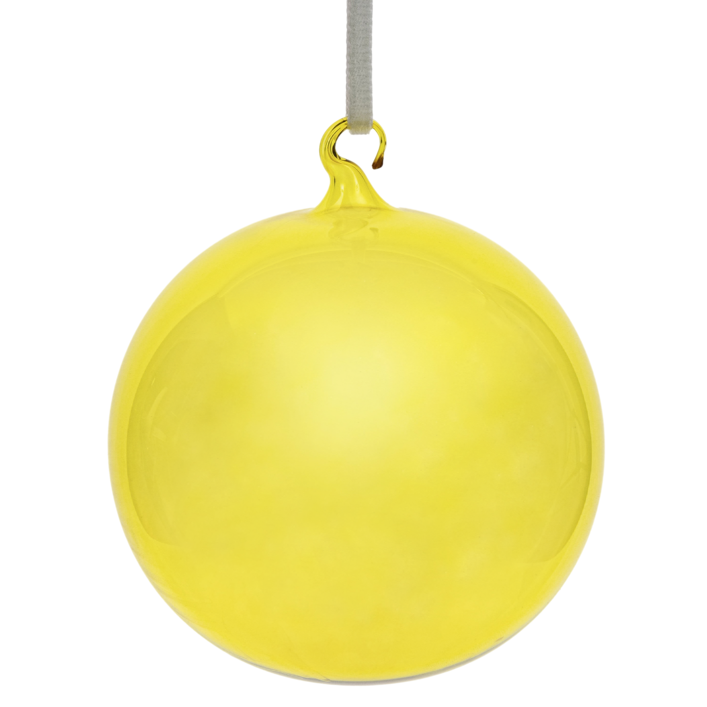 Glass Bubble Balls - Citrine (Set of 3)