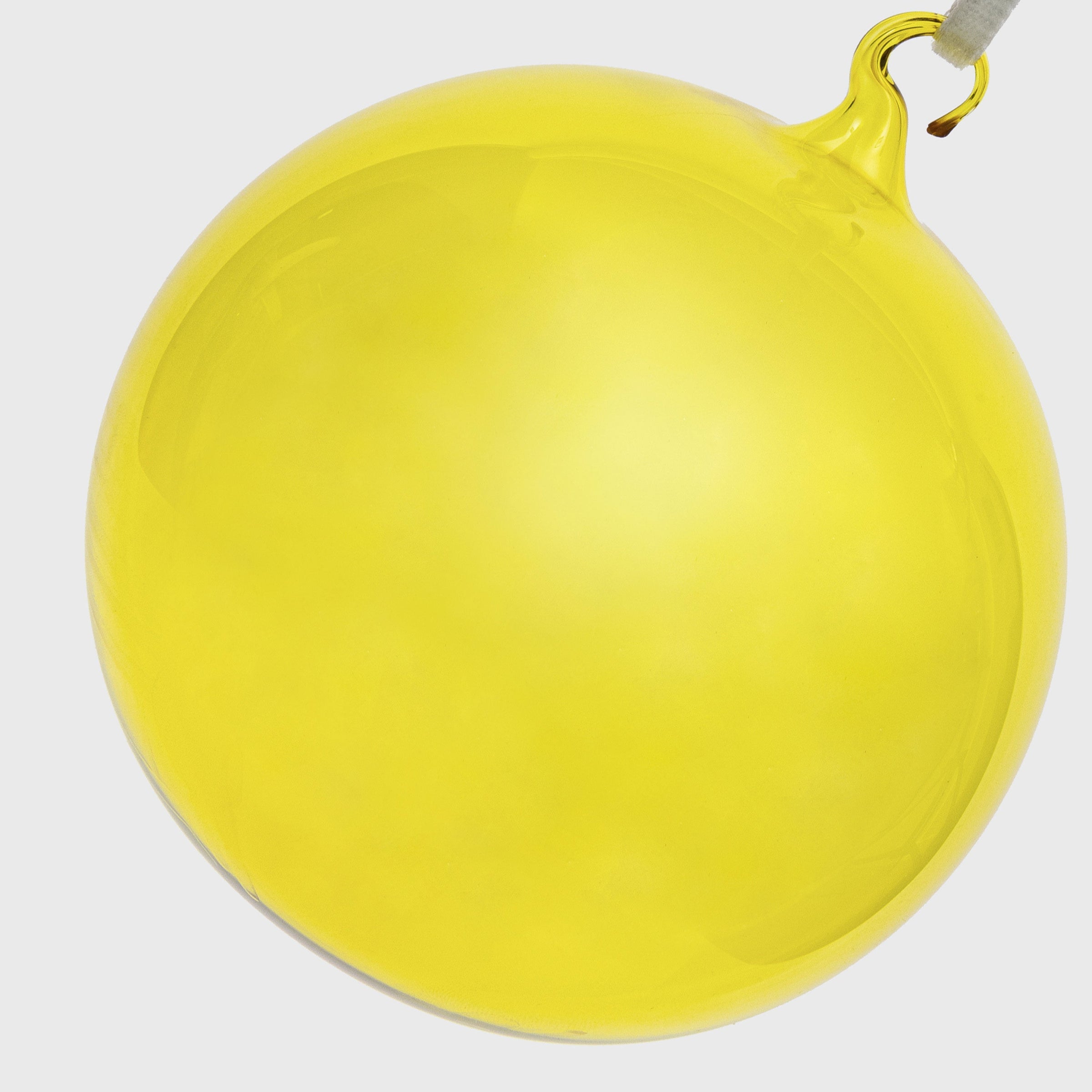 Glass Bubble Balls - Citrine (Set of 3)