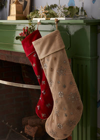 Snowflake Stocking Hanger - Silver