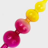 Glass Bubble Ombre Tree Topper - Pink and Citrine