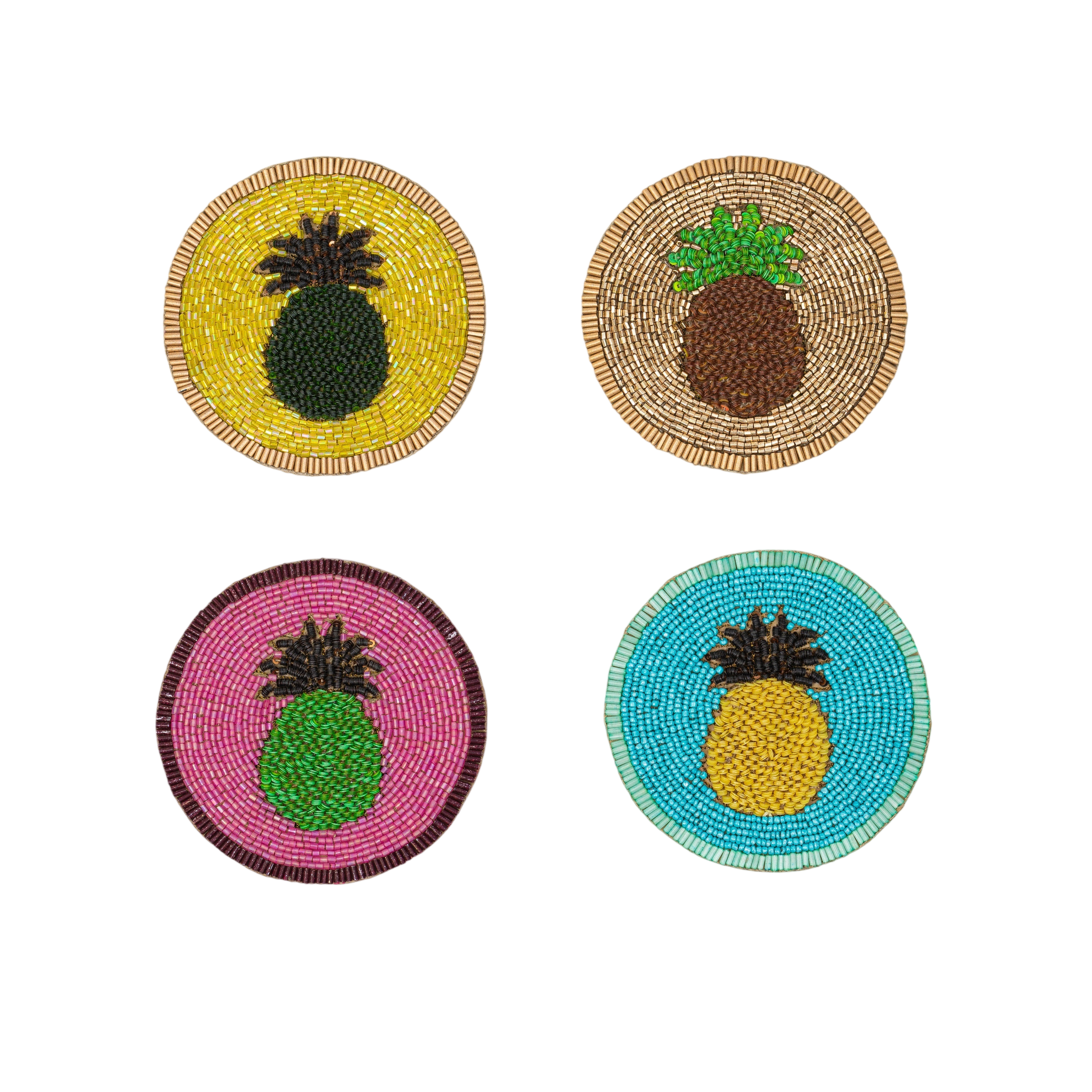 Pineapple Coasters