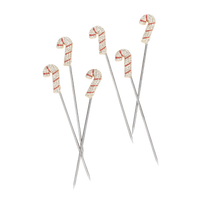 Candy Cane Cocktail Picks