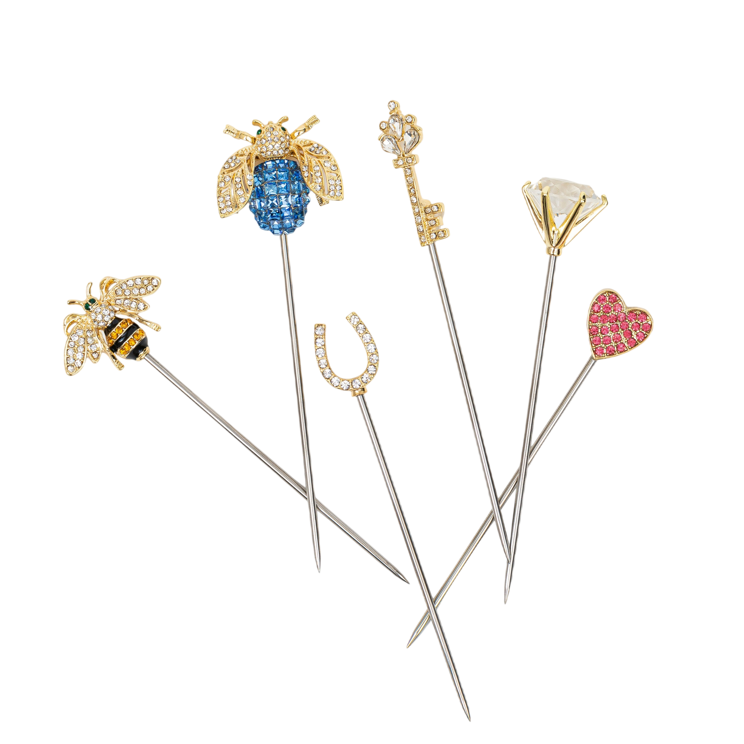 Wedding Cocktail Picks (Set of 6)