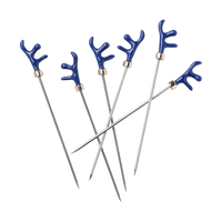 Coral Cocktail Picks - Blue (Set of 6)