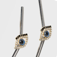 Evil Eye Metal Straws (Set of 4)