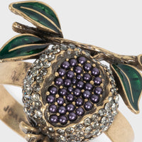 Pomegranate Skinny Napkin Rings (Set of Four)