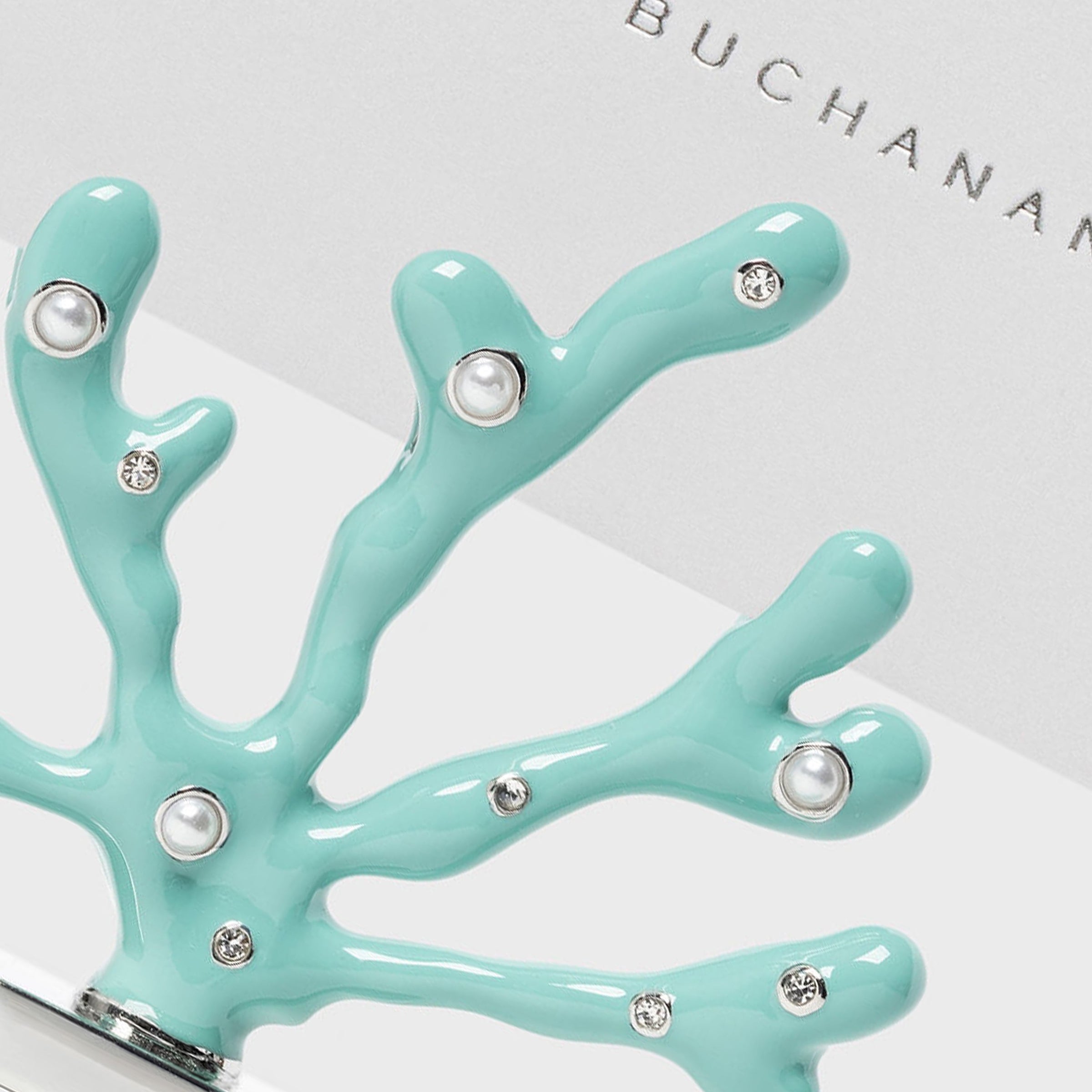 Coral Placecard Holders - Turquoise (Set of 2)