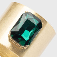 Single Gem Napkin Rings - Emerald (Set of 2)