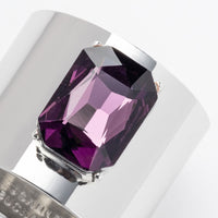 Single Gem Napkin Ring - Amethyst (Set of 2)