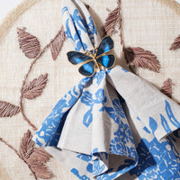 Garden Print Napkin - Blue (Set of 2)