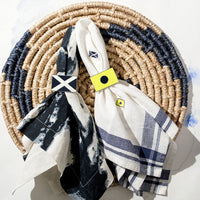 Nautical Flag Napkin Rings - Yellow (Set of 4)