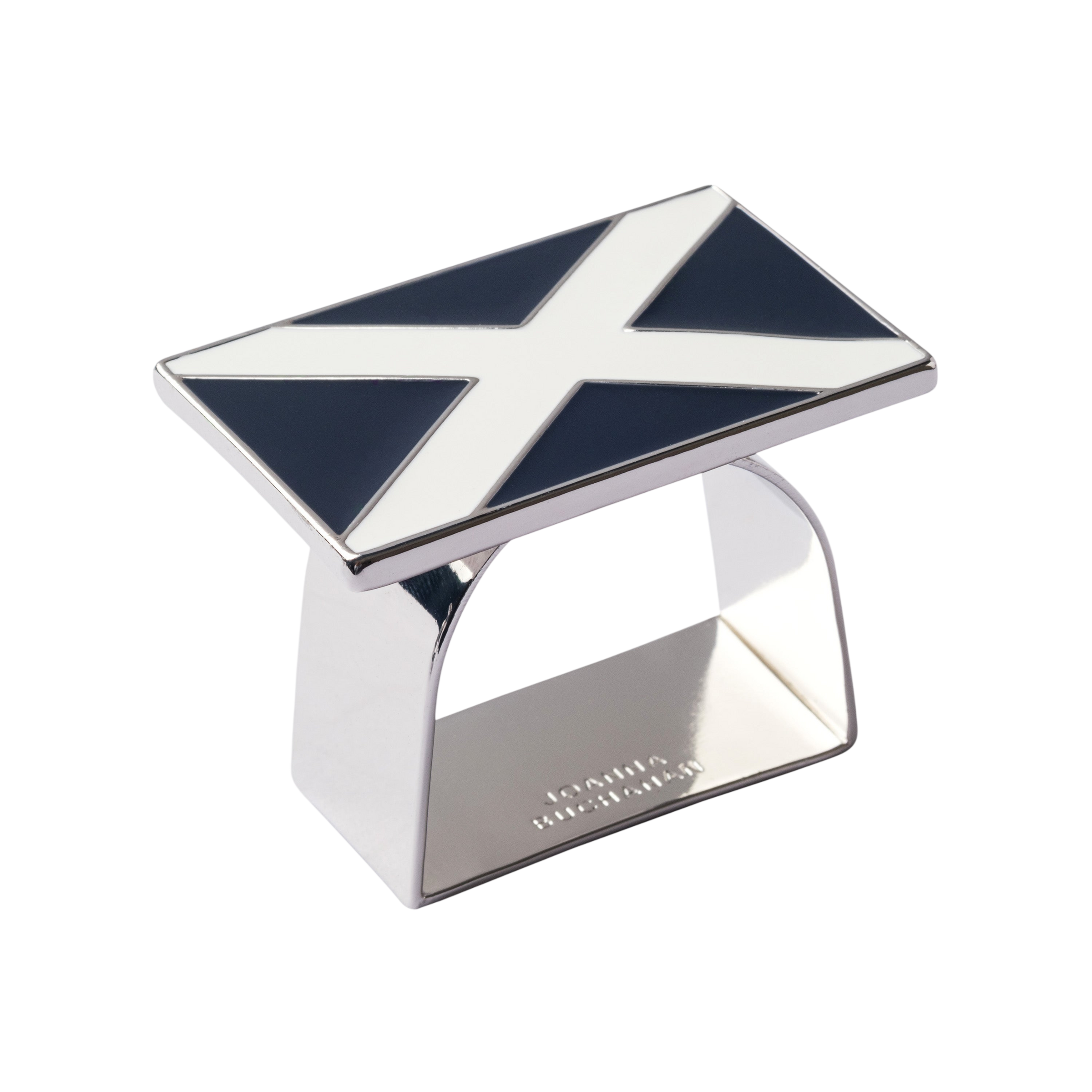 Nautical Flag Napkin Rings - Navy (Set of 4)