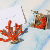 Shrimp Napkin Rings (Set of Two)