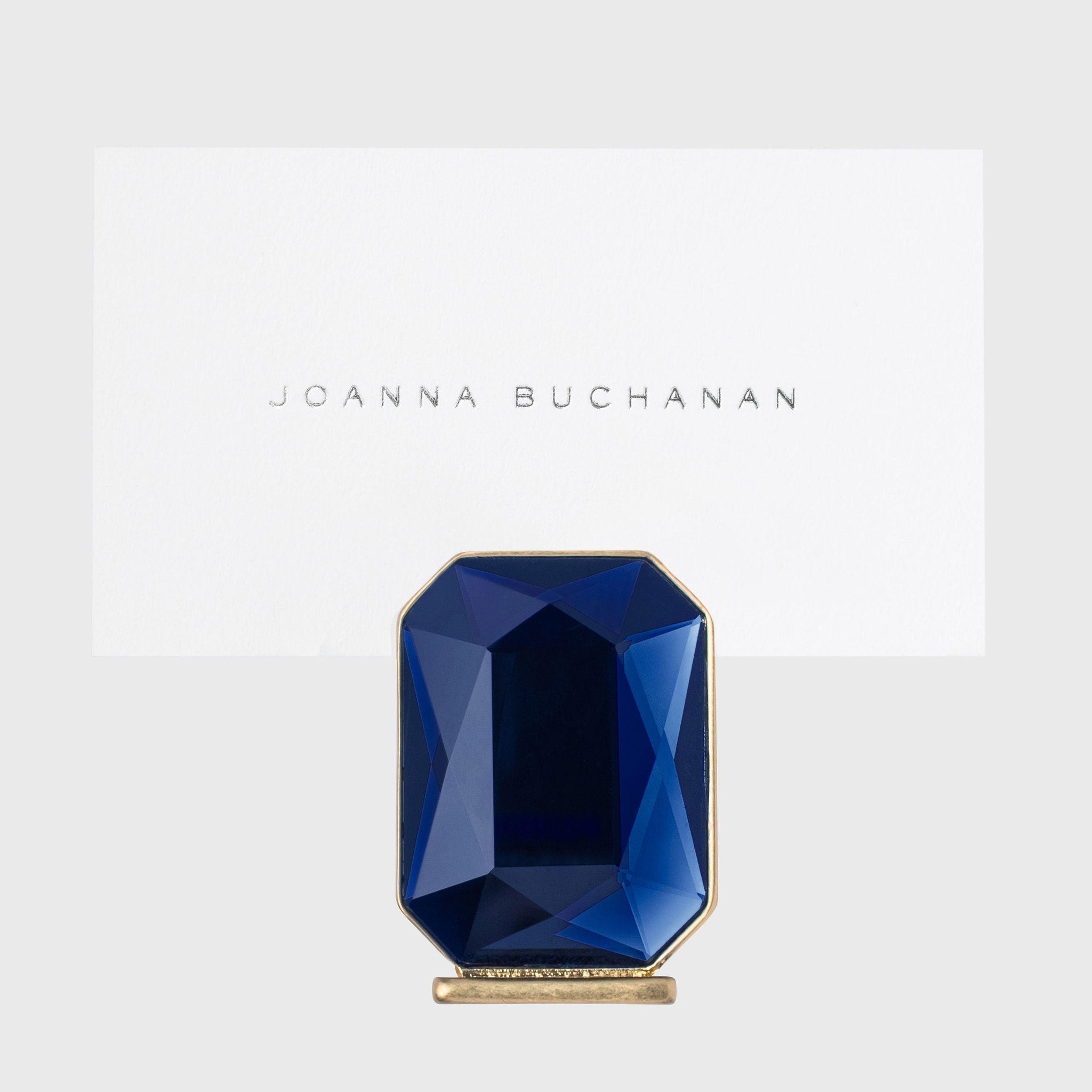 Single Gem Placecard Holder - Navy (Set of 2)