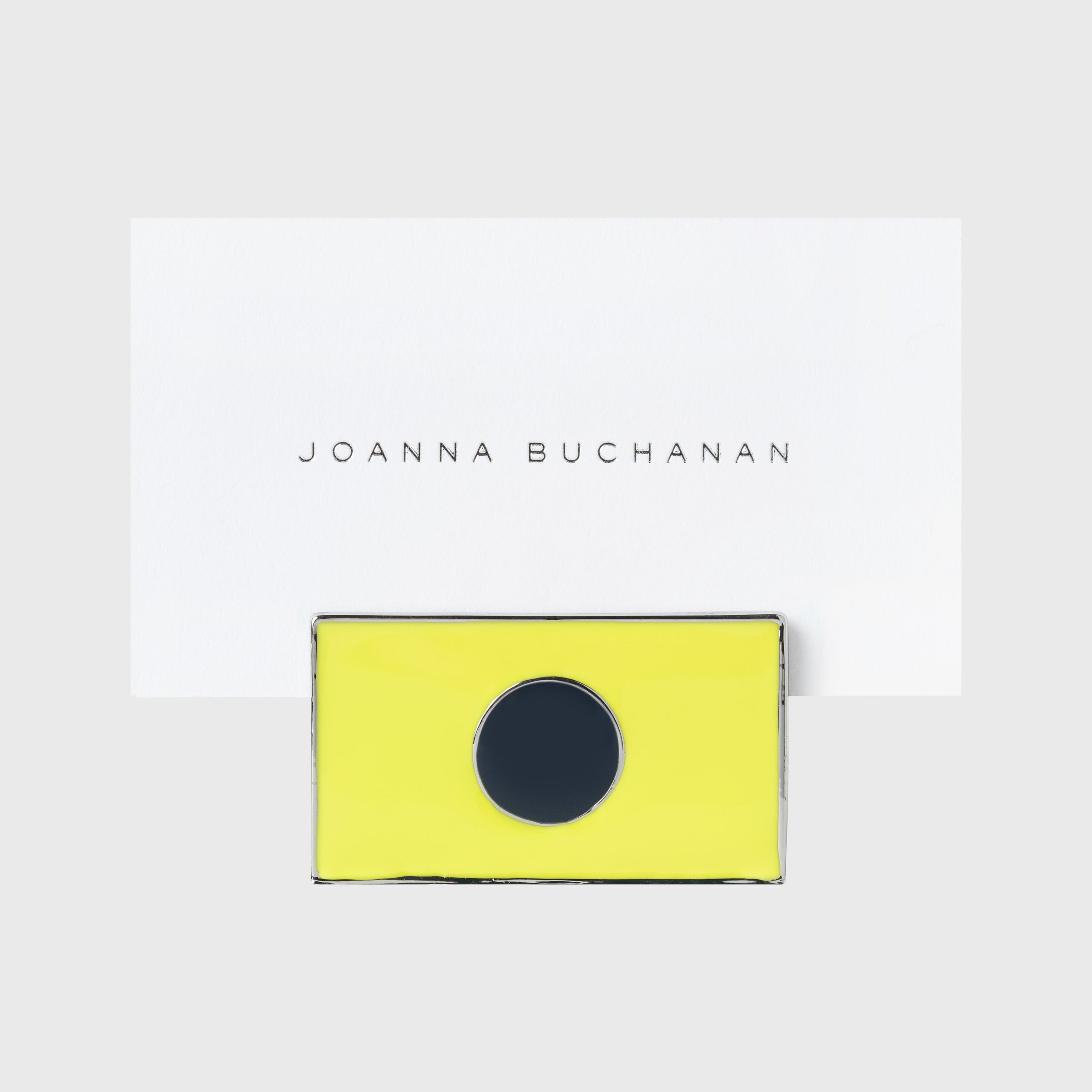 Nautical Flag Placecard Holders - Yellow (Set of 4)
