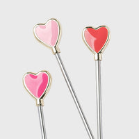 Heart Swizzle Sticks
