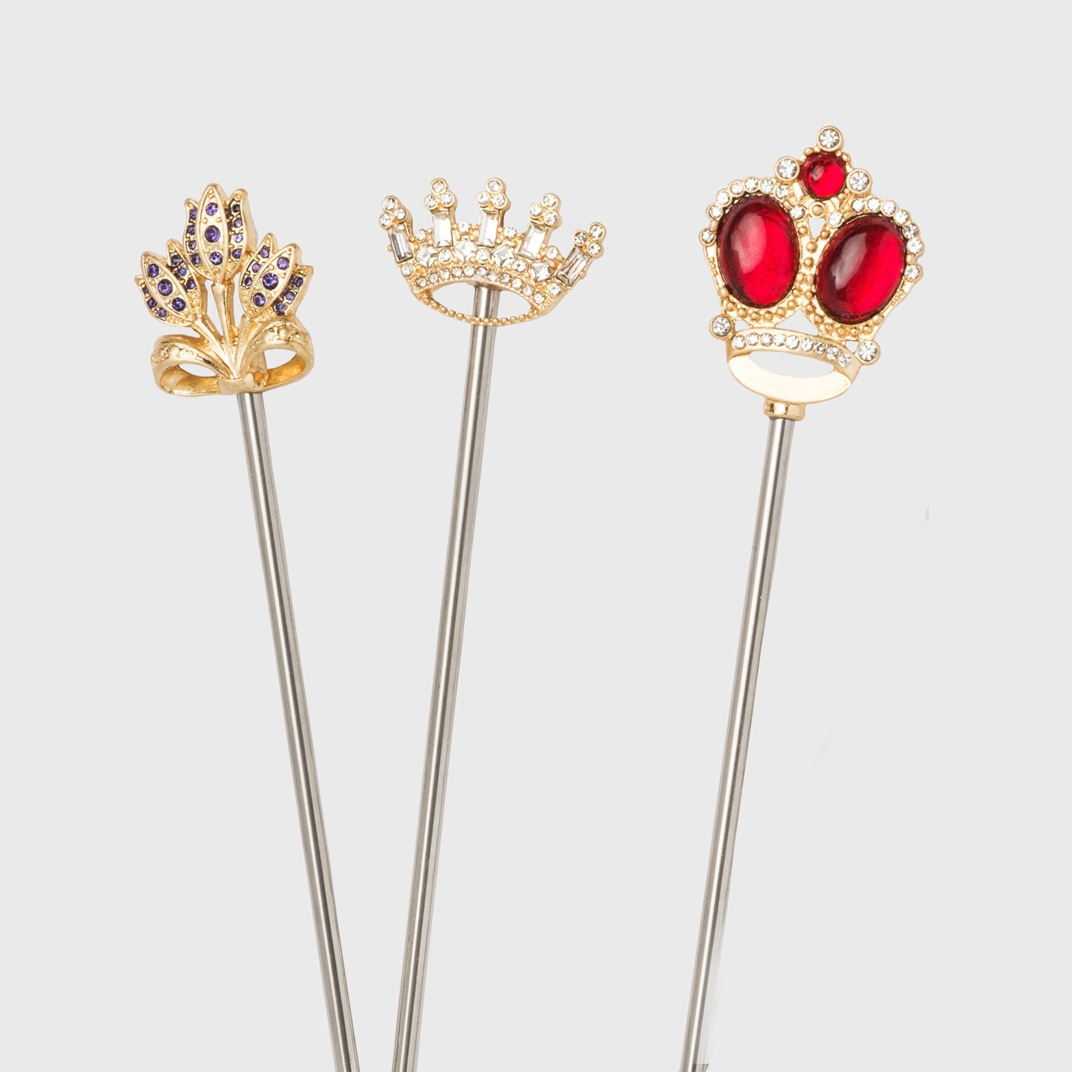 Crown Swizzle Sticks (Set of 6)