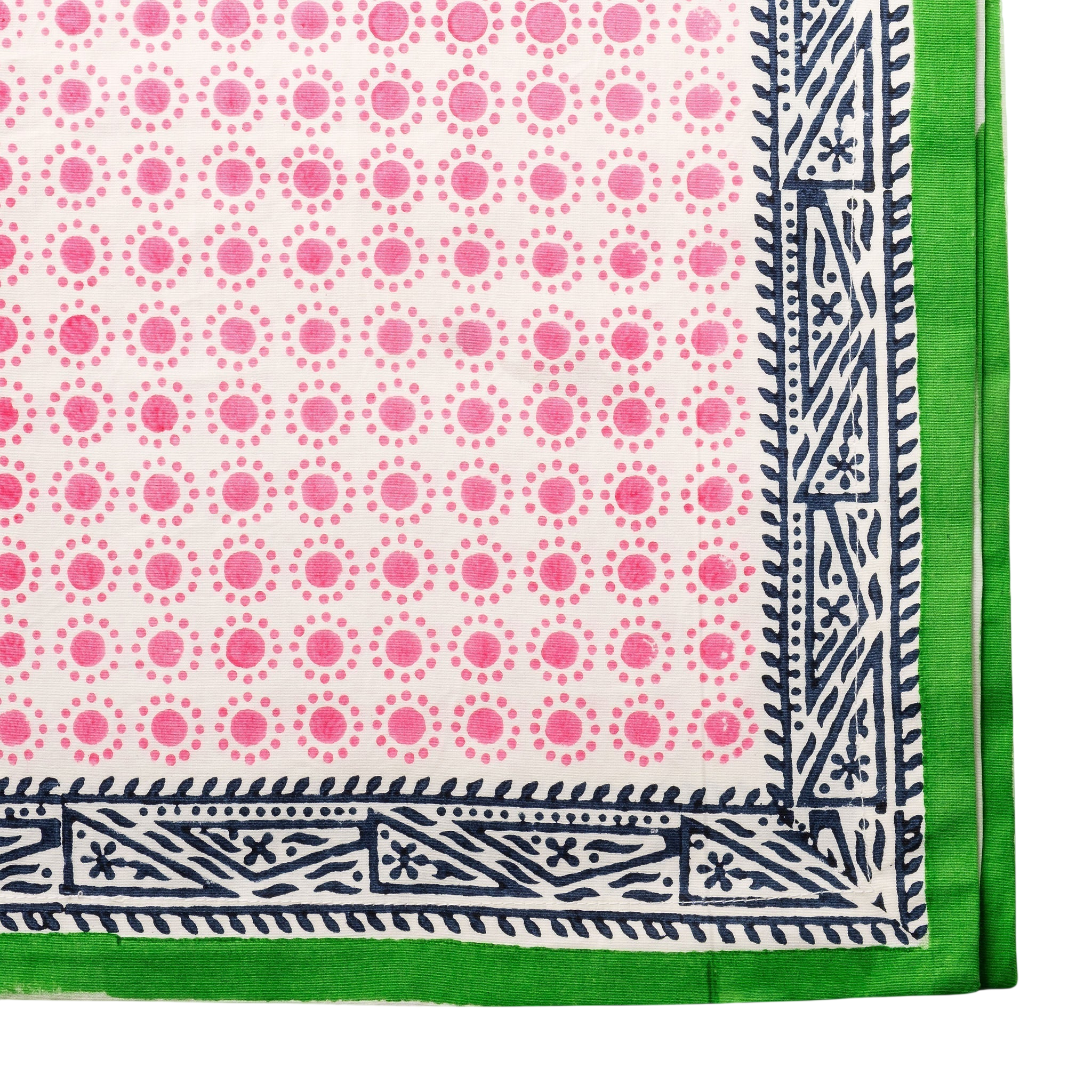 Dot Print Tablecloth - Pink