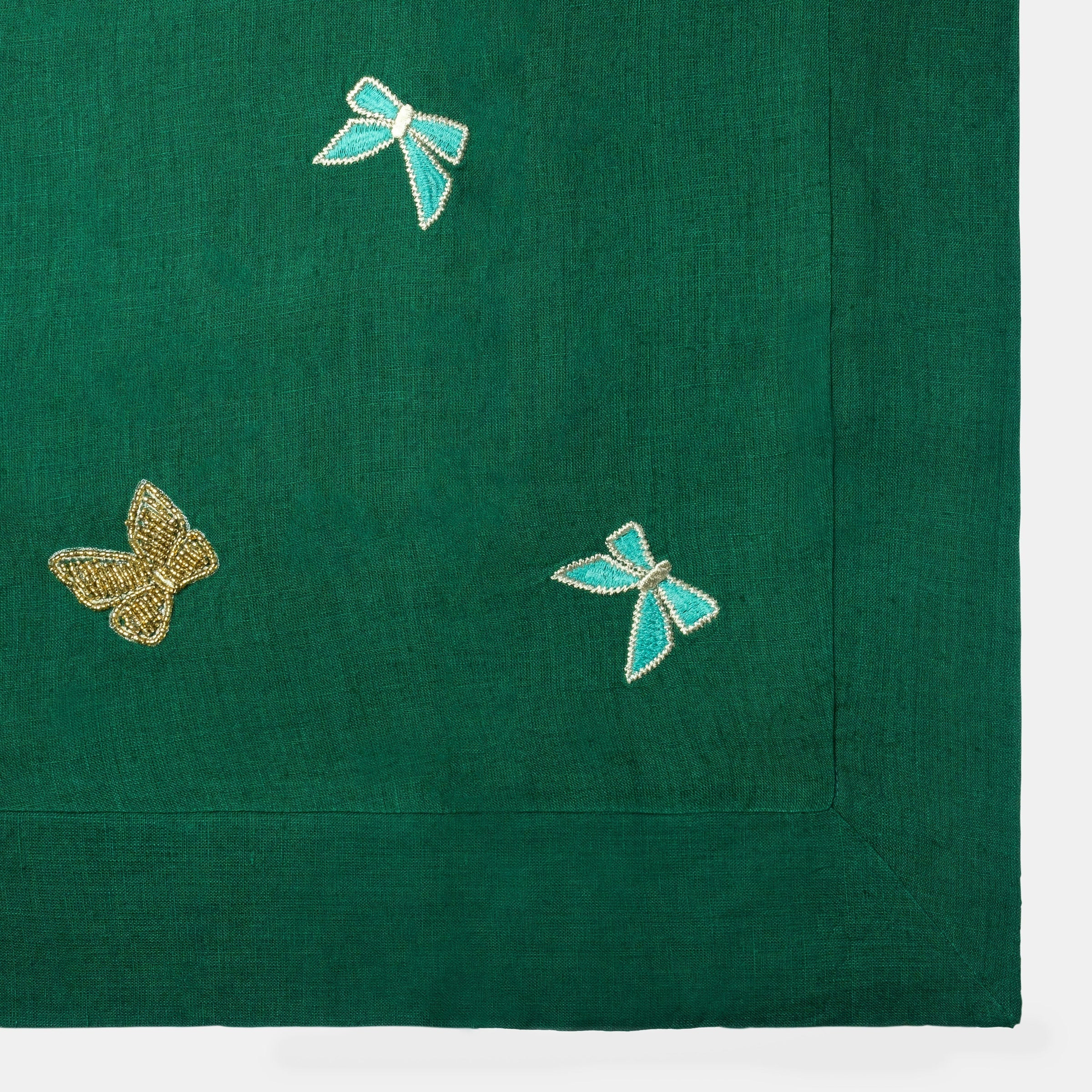 Bow Extra Large Table Runner - Hunter Green