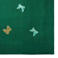 Bow Extra Large Table Runner - Hunter Green
