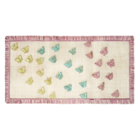 Straw Ombre Butterfly Table Runner