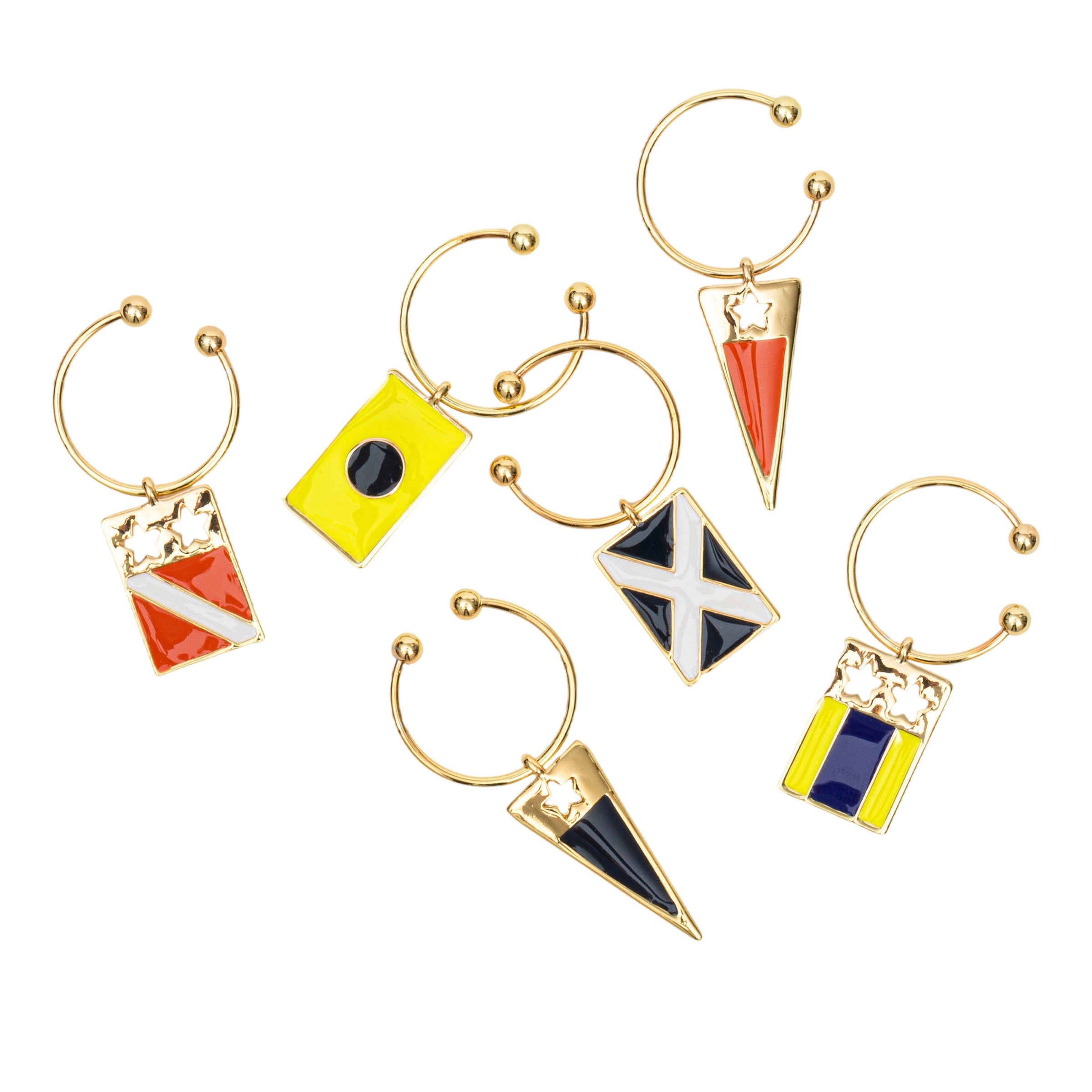 Nautical Wine Charms (Set of 6)