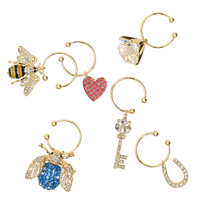 Wedding Wine Charms (Set of 6)