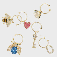 Wedding Wine Charms (Set of 6)