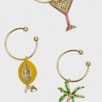 Tropical Wine Charms (Set of 6)