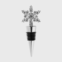 Snowflake Wine Stopper - Silver
