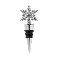 Snowflake Wine Stopper - Silver