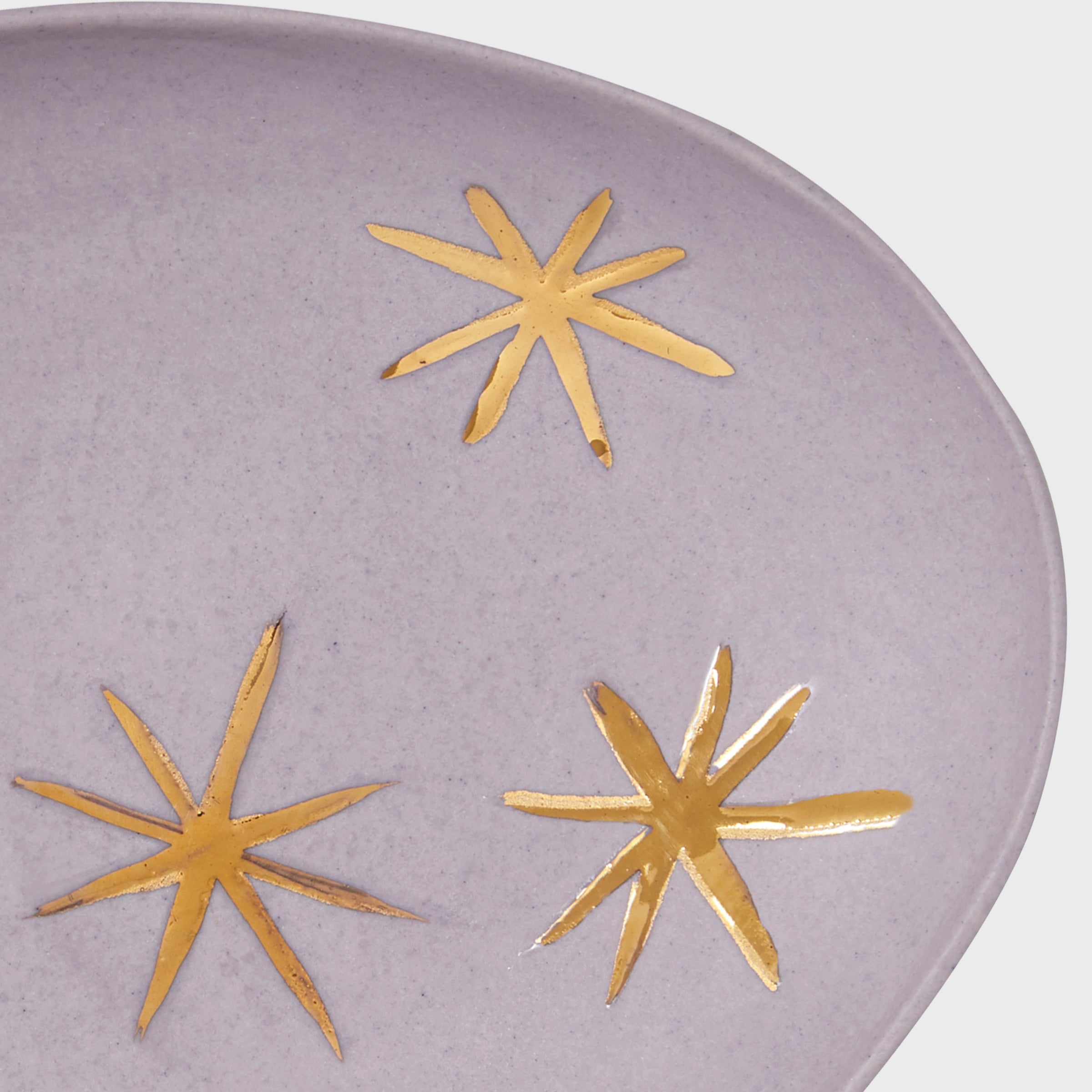 Star Porcelain Ring Dish - Lilac
