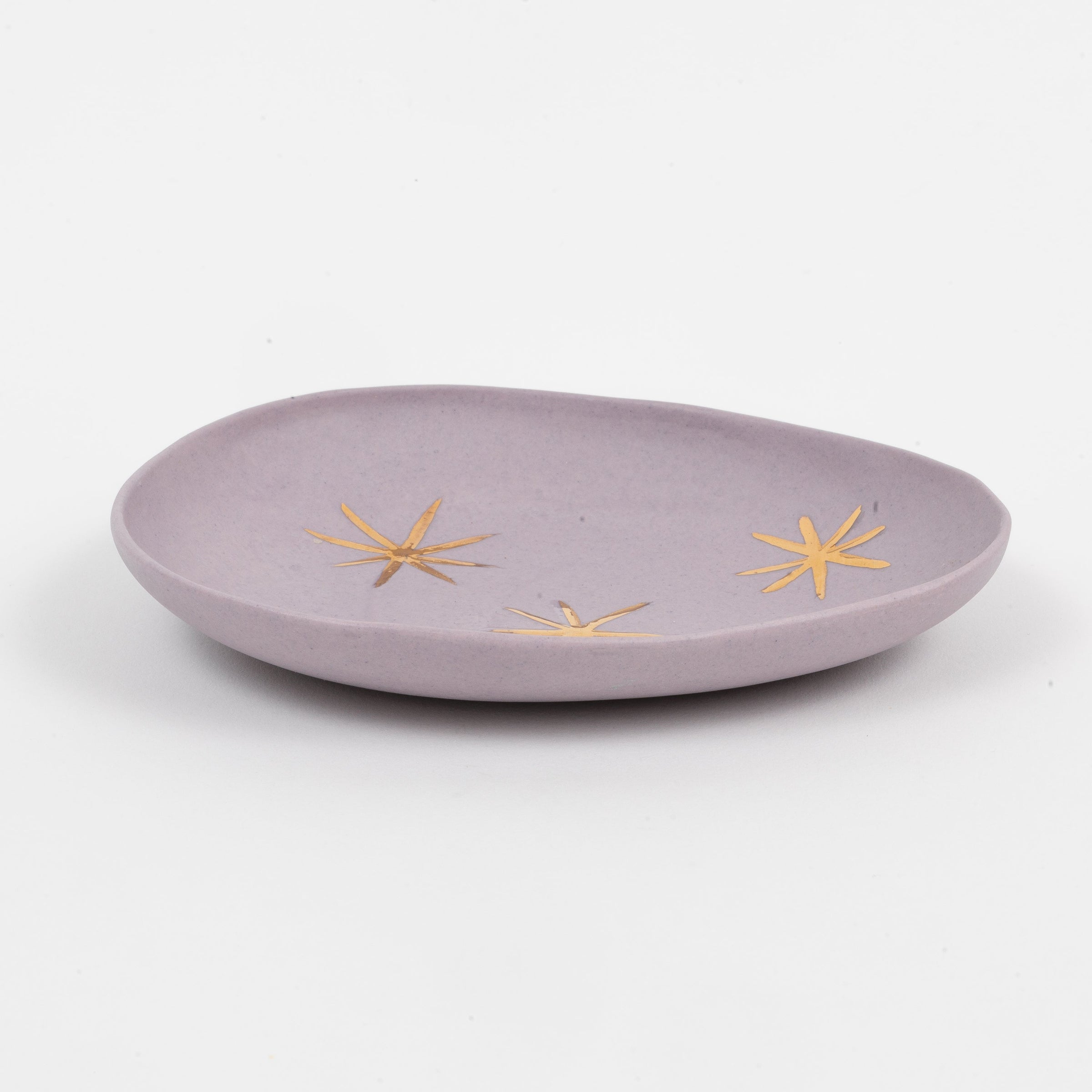 Star Porcelain Ring Dish - Lilac