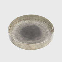 Large Ombre Capiz Tray - Grey
