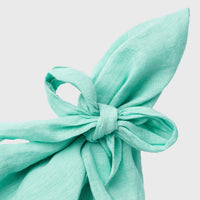 Bow Linen Napkin - Mint (Set of 2)
