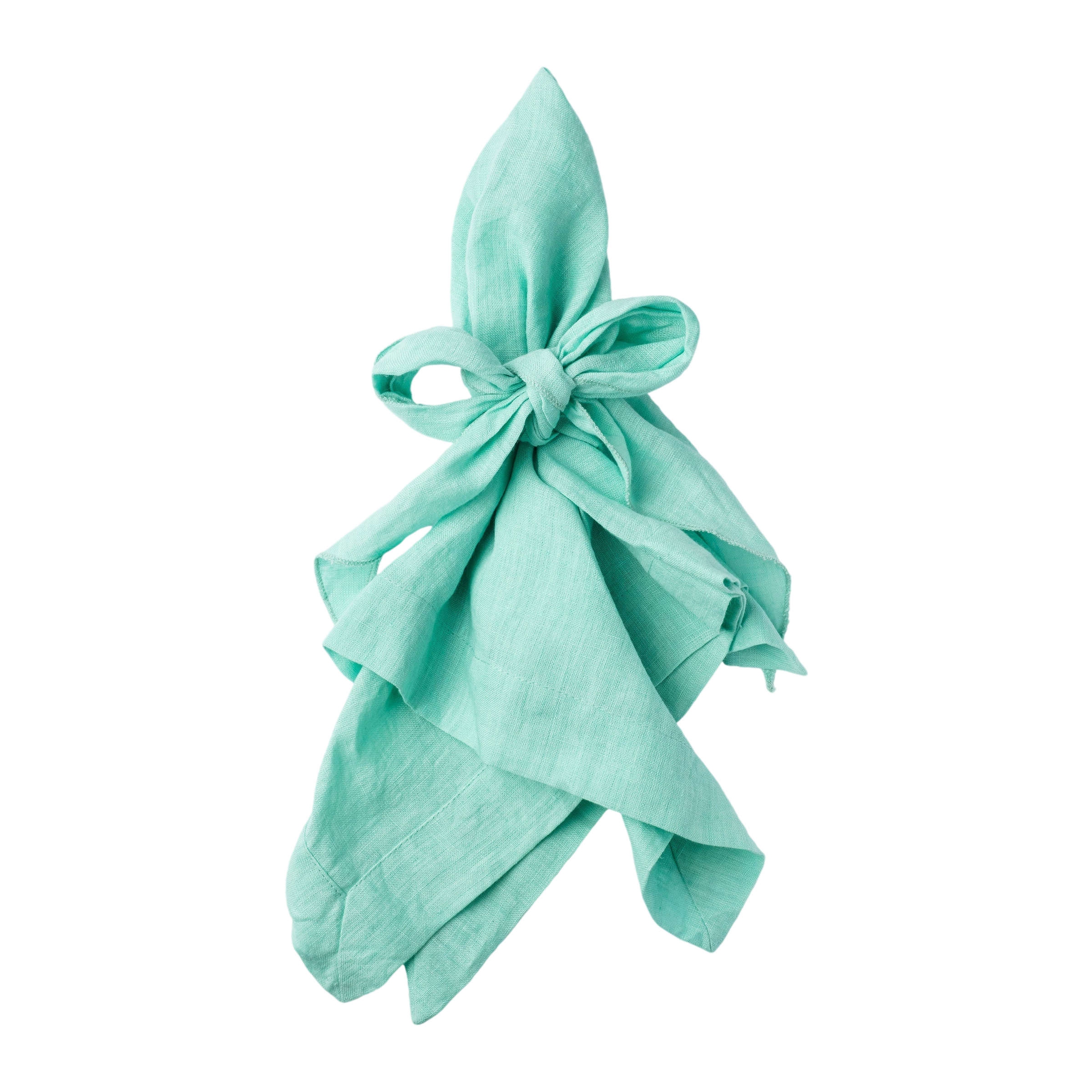 Bow Linen Napkin - Mint (Set of 2)