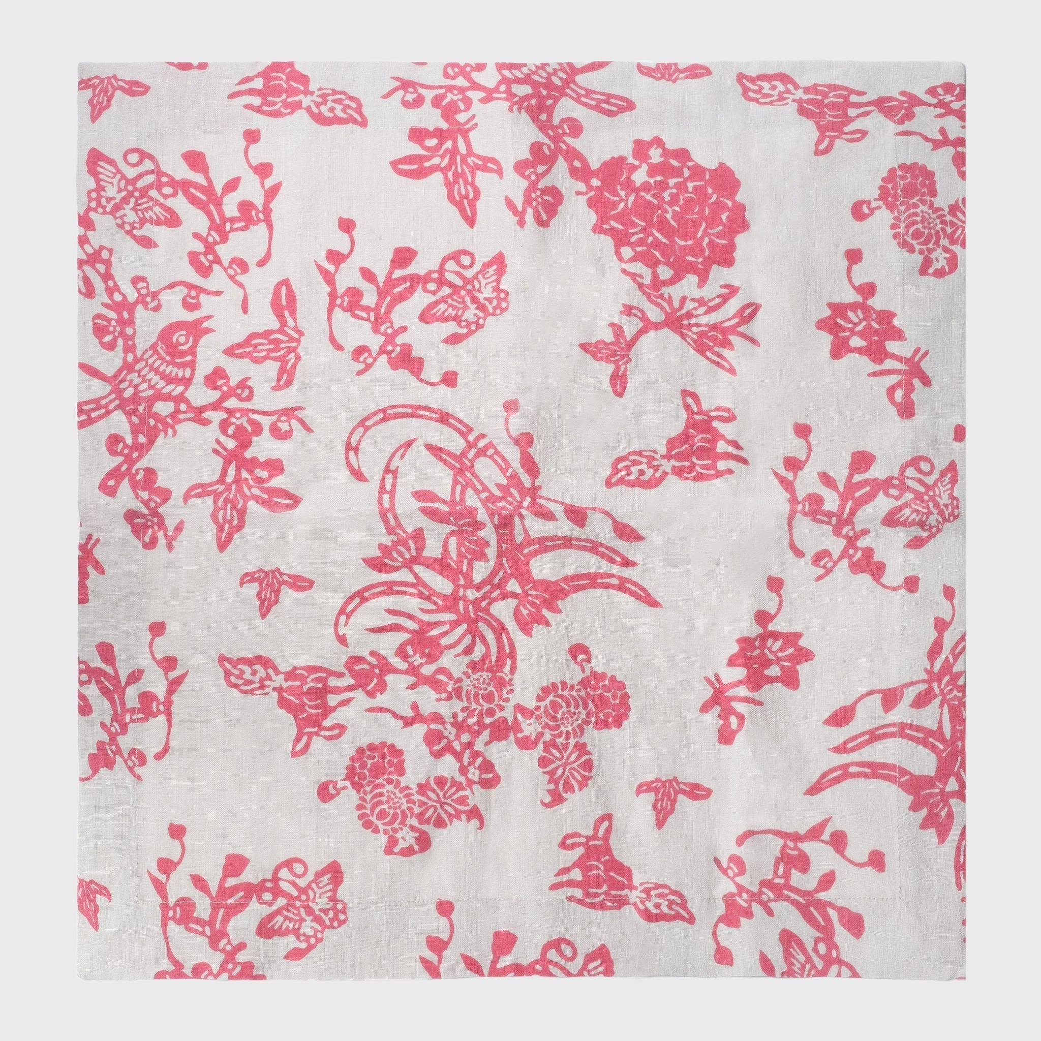 Garden Print Napkin - Pink (Set of 2)
