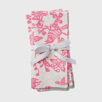 Garden Print Napkin - Pink (Set of 2)