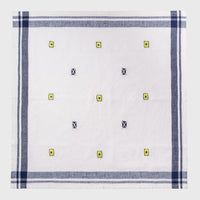 Nautical Embroidered Dinner Napkin - Cream (Set of 4)