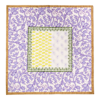 Joyful Block Print Napkin - Lilac (Set of 2)