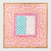 Joyful Block Print Napkin - Pink (Set of 2)