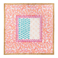 Joyful Block Print Napkin - Pink (Set of 2)