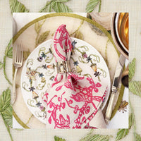 Garden Print Napkin - Pink (Set of 2)
